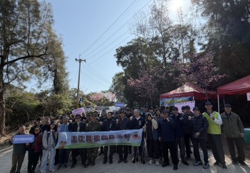 響應植樹節落實環境綠化！連江縣府種下希望樹苗，為「馬祖山海櫻花季」暖身
